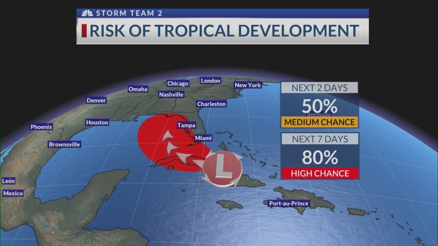 Tropical system could bring heavy rain to the Charleston area