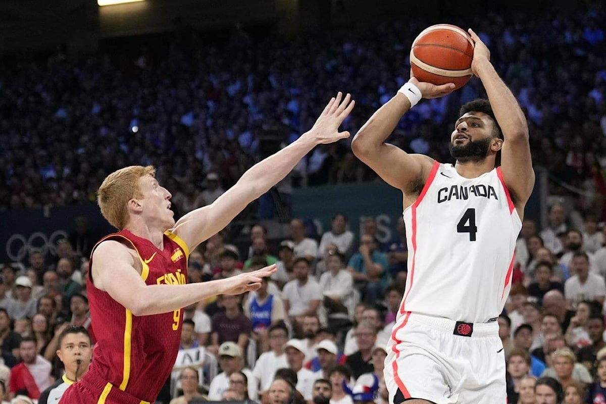 Canada beats Spain to remain undefeated in Olympic men’s basketball