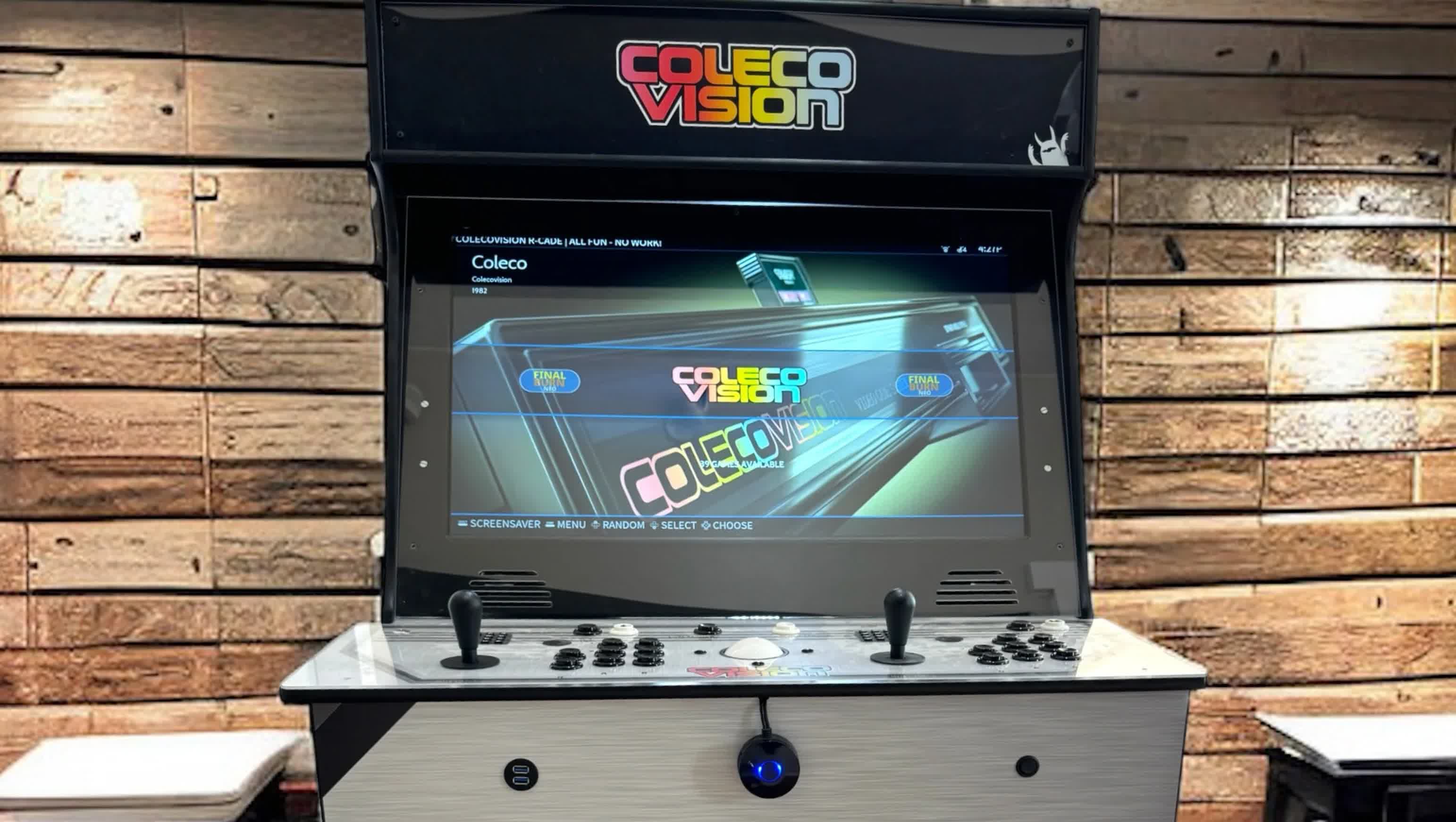 ColecoVision rolls out full-size arcade cabinet with 40 classic games and ROM support
