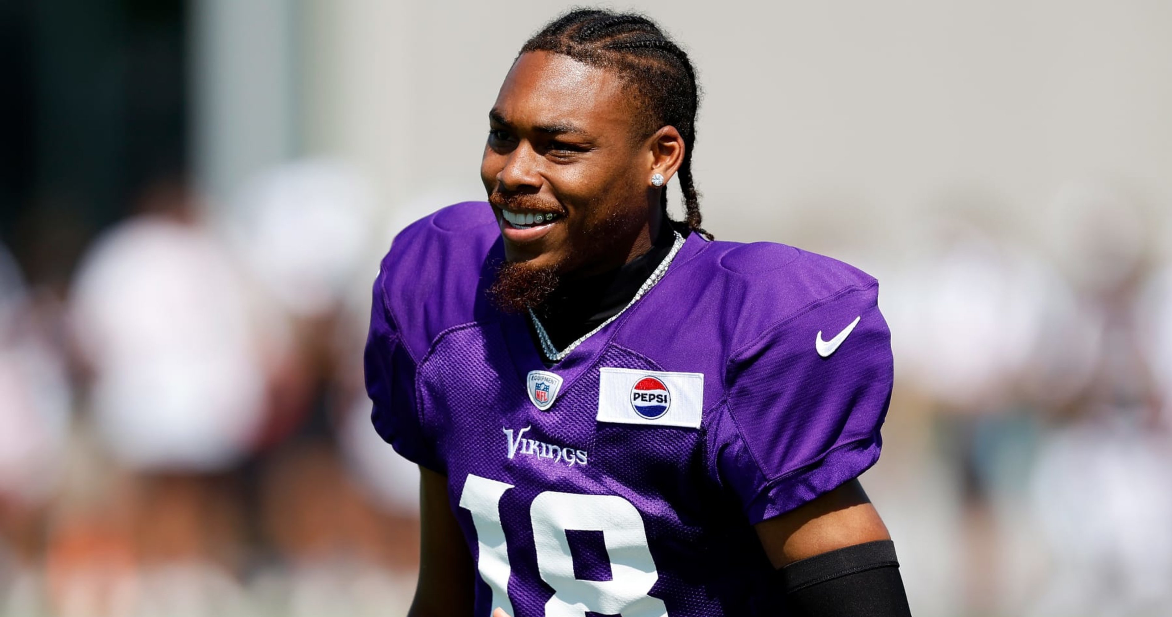 Vikings' Justin Jefferson: I'm 'Overly Cautious' About My Hamstring After 2023 Injury