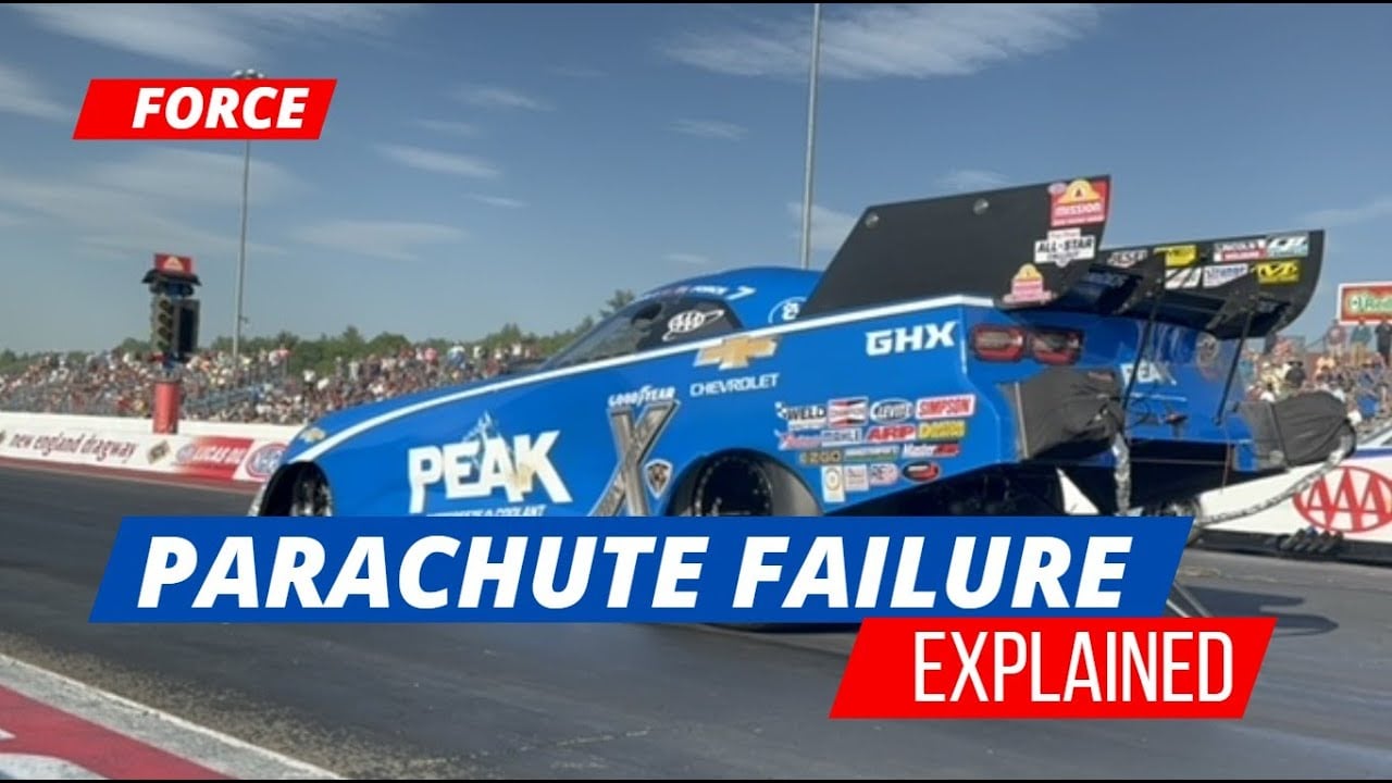 NHRA's Alan Reinhart Explains Why John Force's Parachutes Failed to Deploy