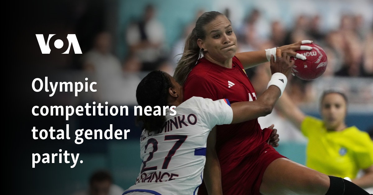 Olympic competition nears total gender parity.