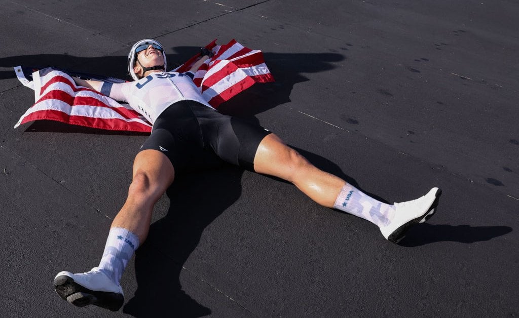 U.S. Cyclist Kristen Faulkner Wasn’t Supposed to Be in Paris. Now She’s a Gold Medalist.