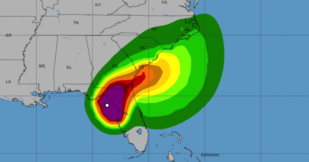 Maps show Tropical Storm Debby's path and forecast