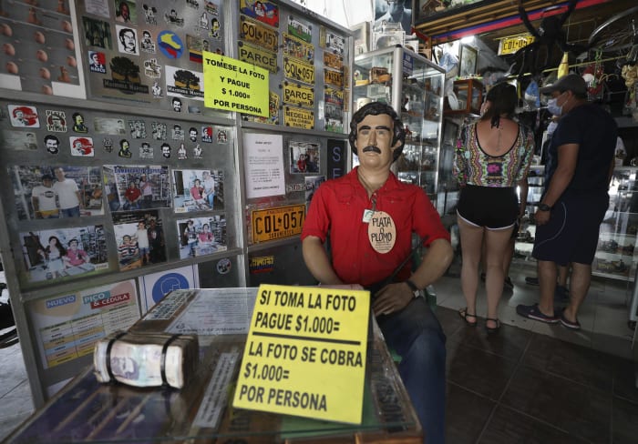Colombia's congress considers ban on Pablo Escobar souvenirs