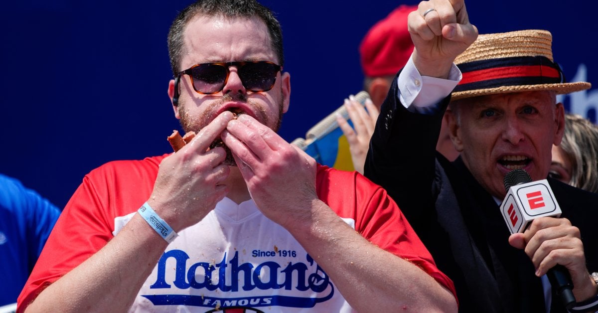 Nathan’s Famous Power-Eating Hot Dog Contest Crowns New Winner, Absent Longtime Champ