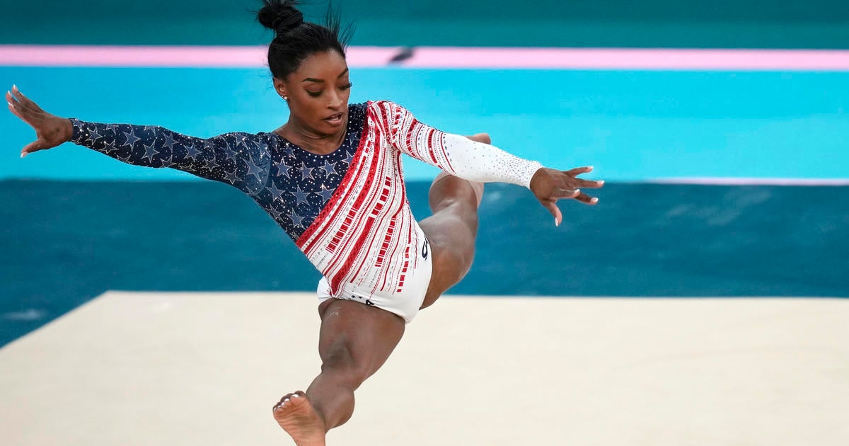 Simone Biles wins silver on floor, Jordan Chiles takes bronze as women's artistic gymnastics at Paris Olympics concludes