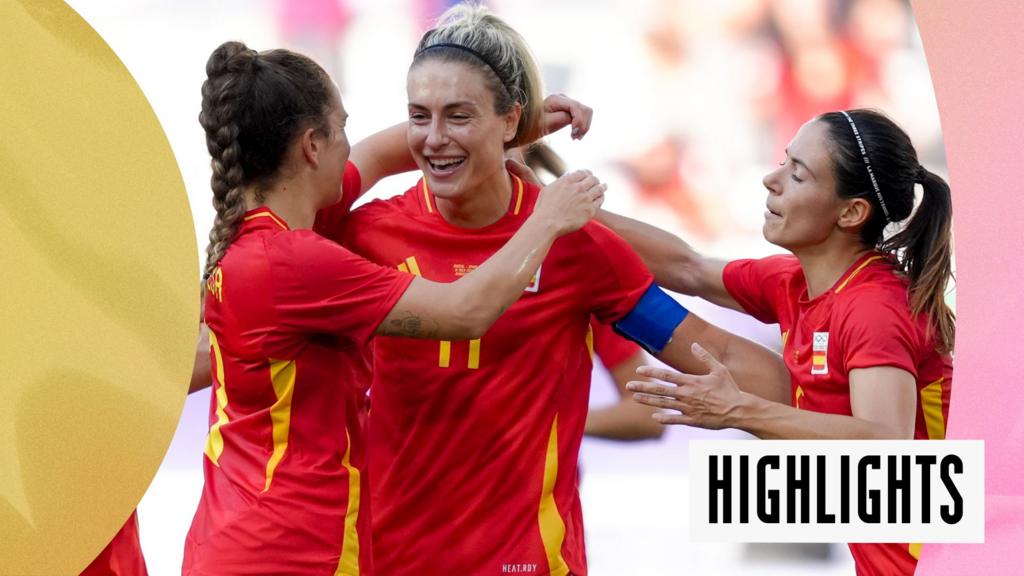 Spain beat Brazil as Marta sent off - highlights