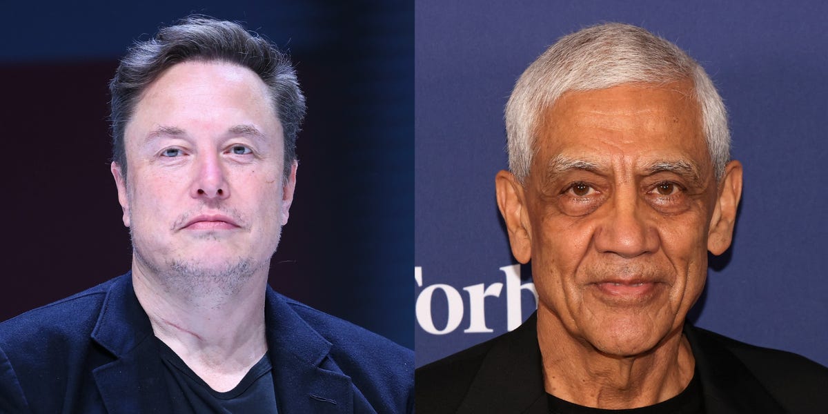 Elon Musk asked OpenAI investor Vinod Khosla to support Trump. Khosla said he doesn't 'accept depravity'.