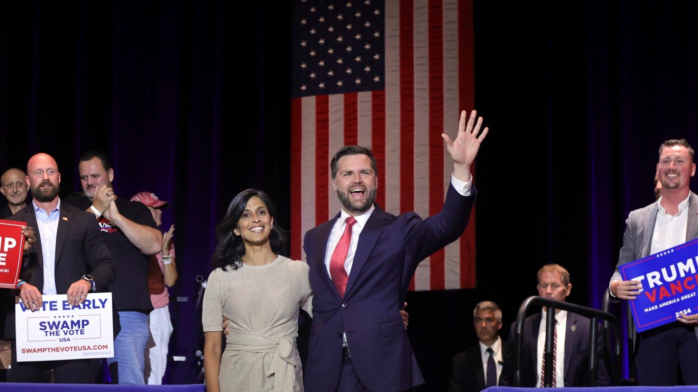 JD Vance vows to fight for ‘forgotten communities’ in hometown rally