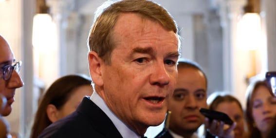 Sen. Michael Bennet says Democrats could 'lose the whole thing' — the White House and Congress — with Biden running