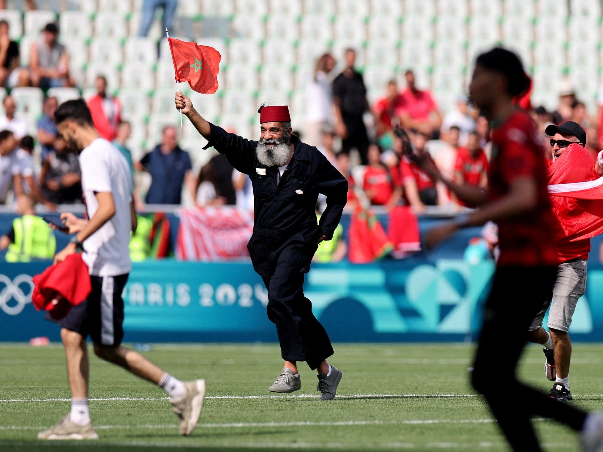 Argentina beaten 2-1 by Morocco in chaotic opening game at Paris 2024