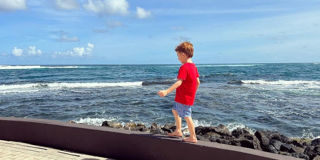 My child is neurodivergent and traveling can be hard. We do it anyway because he loves it.