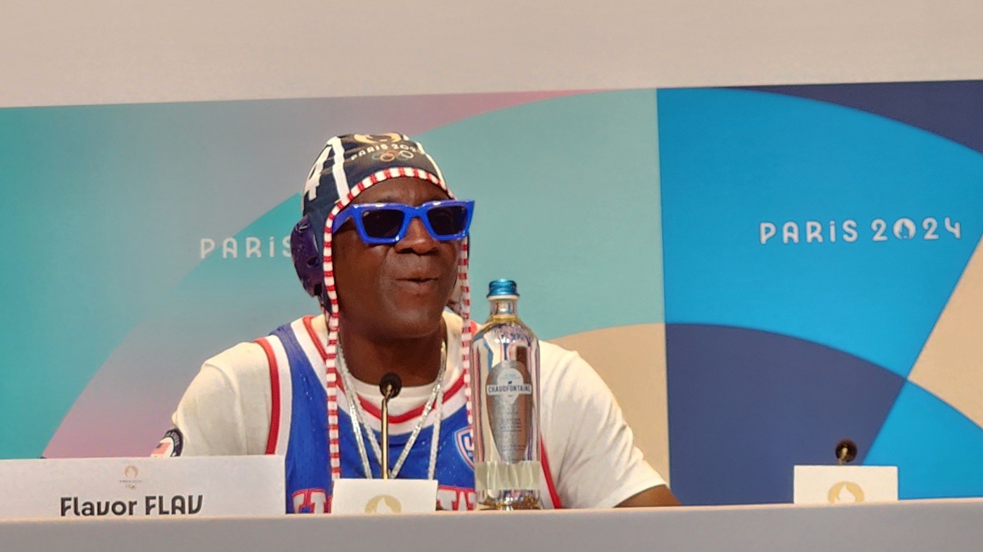 Flavor Flav hits Paris to boost his new passion: women's water polo