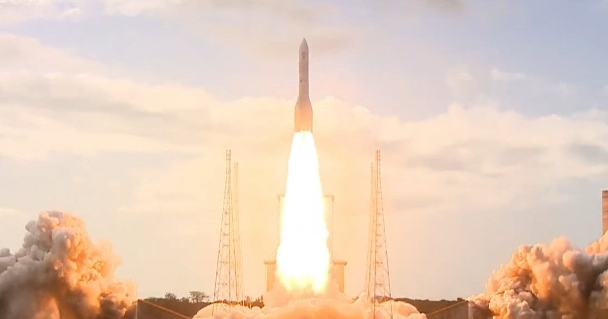 Watch Europe’s new Ariane 6 rocket lift off for the first time