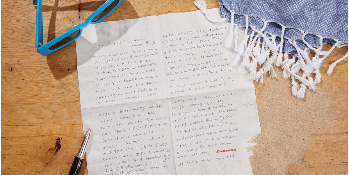 The Napkin Project (Summer Vacation Edition): Laura van den Berg