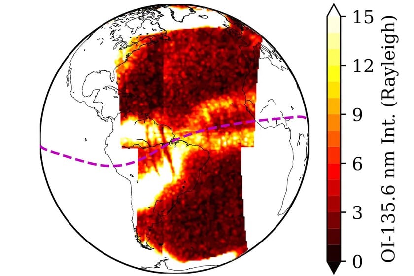 La NASA ha descubierto estructuras en forma de X en la ionosfera que los científicos aún no logran explicar