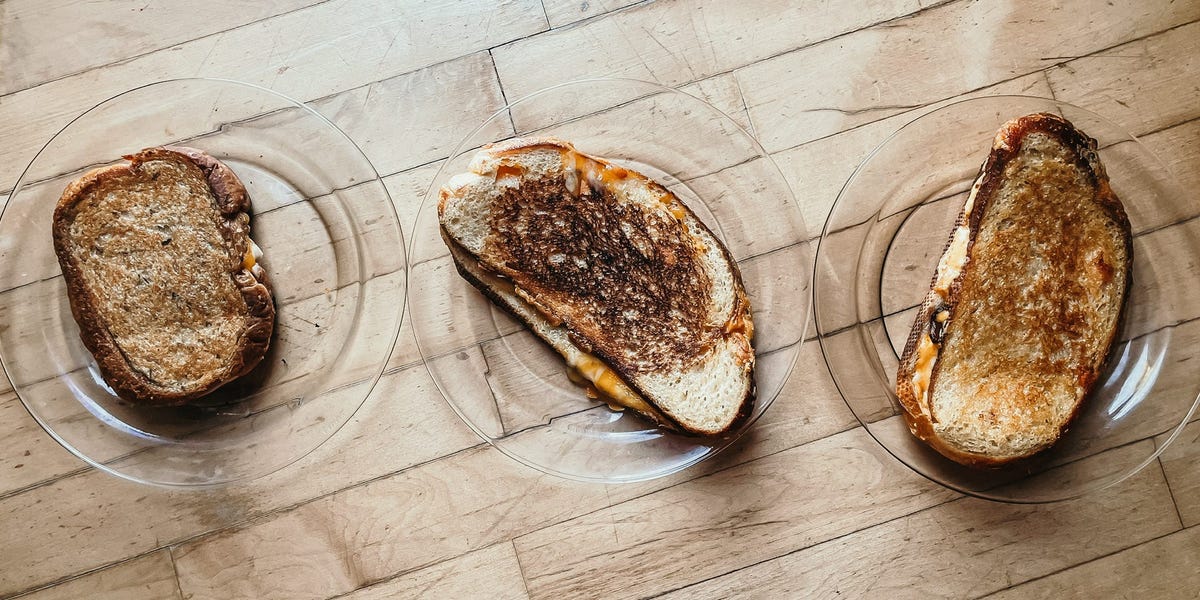 I tried grilled-cheese recipes from Ina Garten, Ree Drummond, and Roy Choi. The best one didn't have fancy add-ins