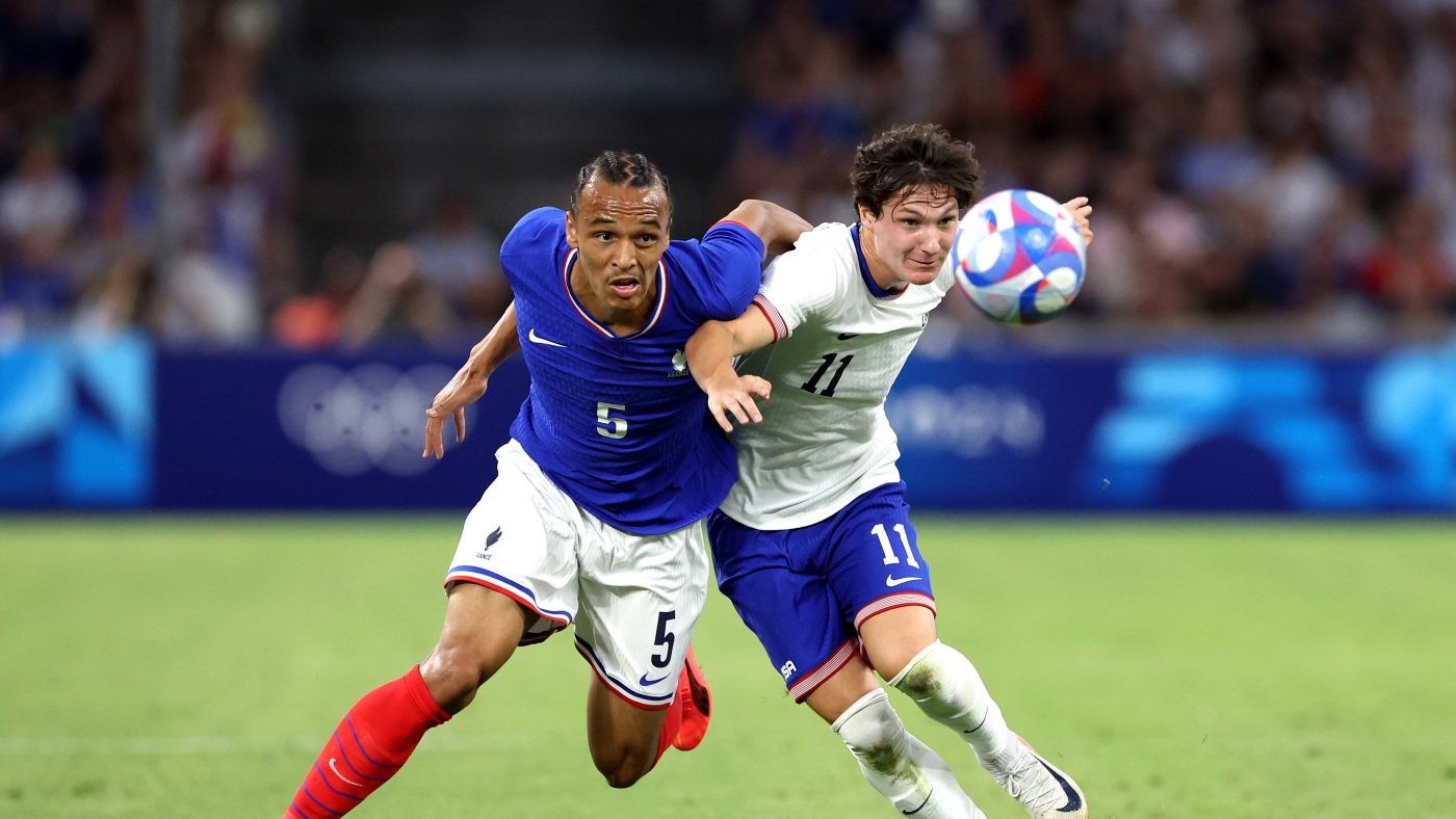 The U.S. men's soccer team opened the Paris Olympics with a tough loss against France