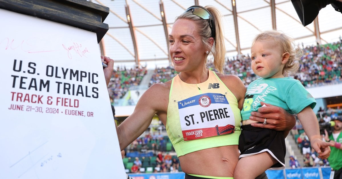 Having a Baby Didn’t Slow Down Olympian Elle Purrier St. Pierre