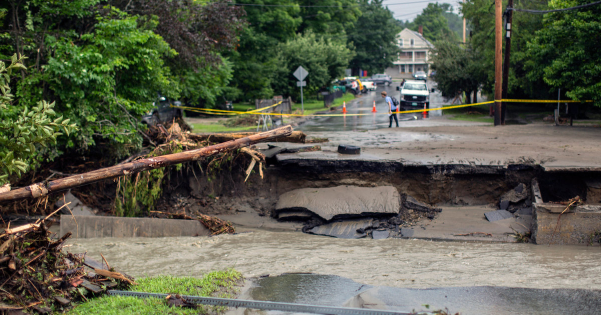 1 dead in intense Vermont flooding from remnants of Hurricane Beryl