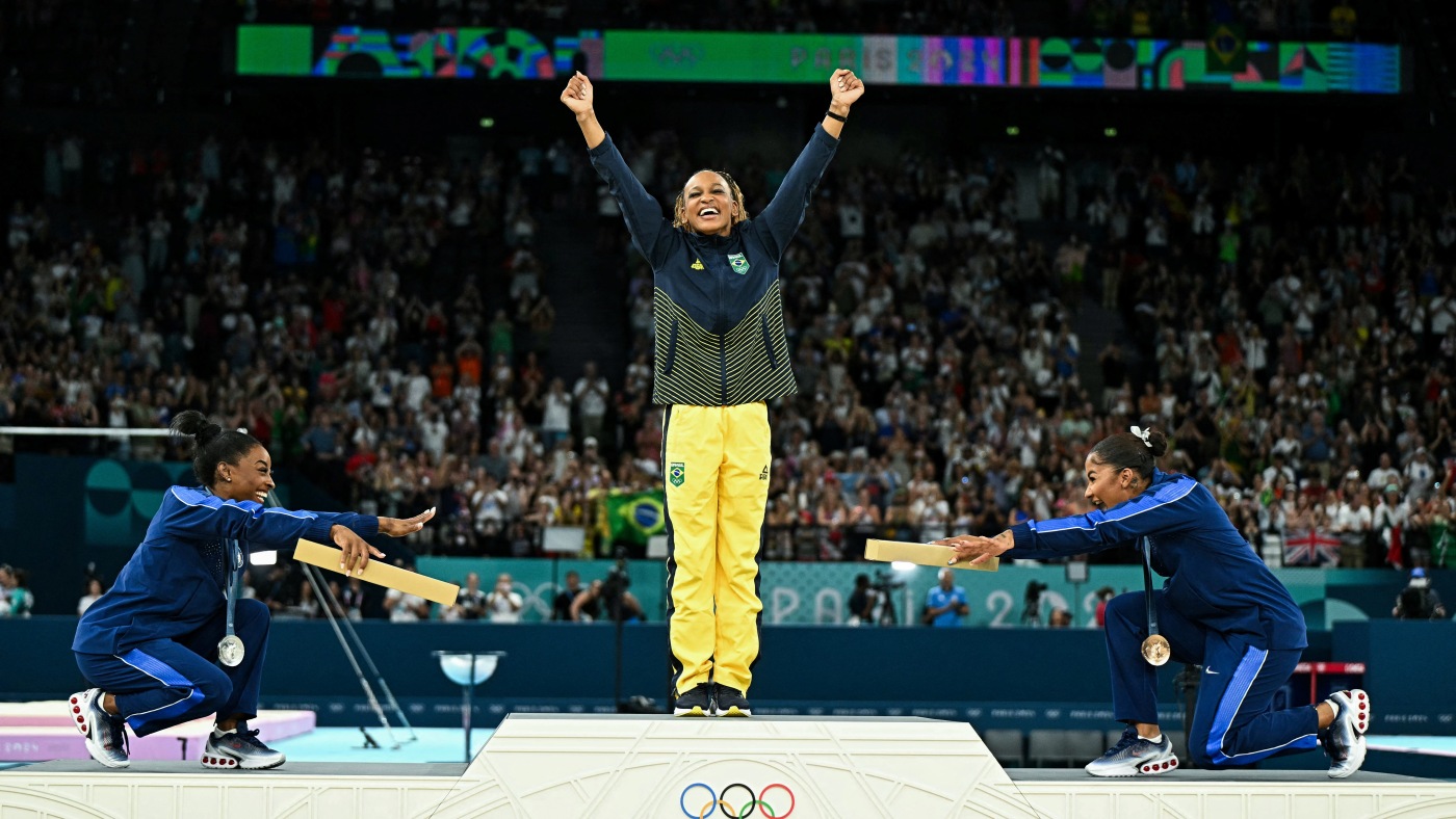 3 Black women create an Olympic first in gymnastics