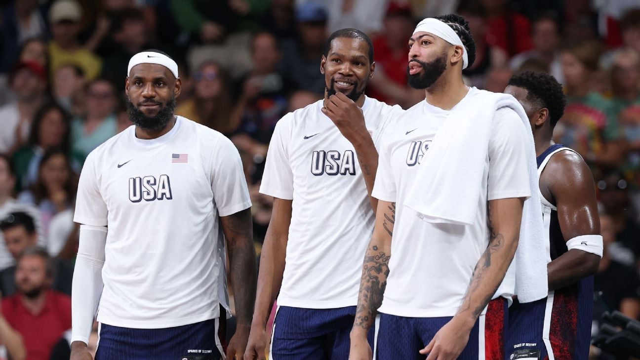 U.S. men's basketball begins knockout play, USWNT has semifinal match and more Tuesday in Paris