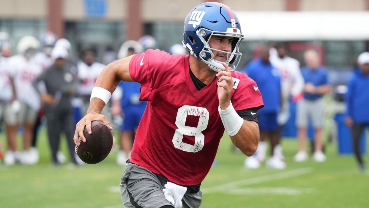 Daniel Jones incites scuffle at chippy Giants-Lions practice