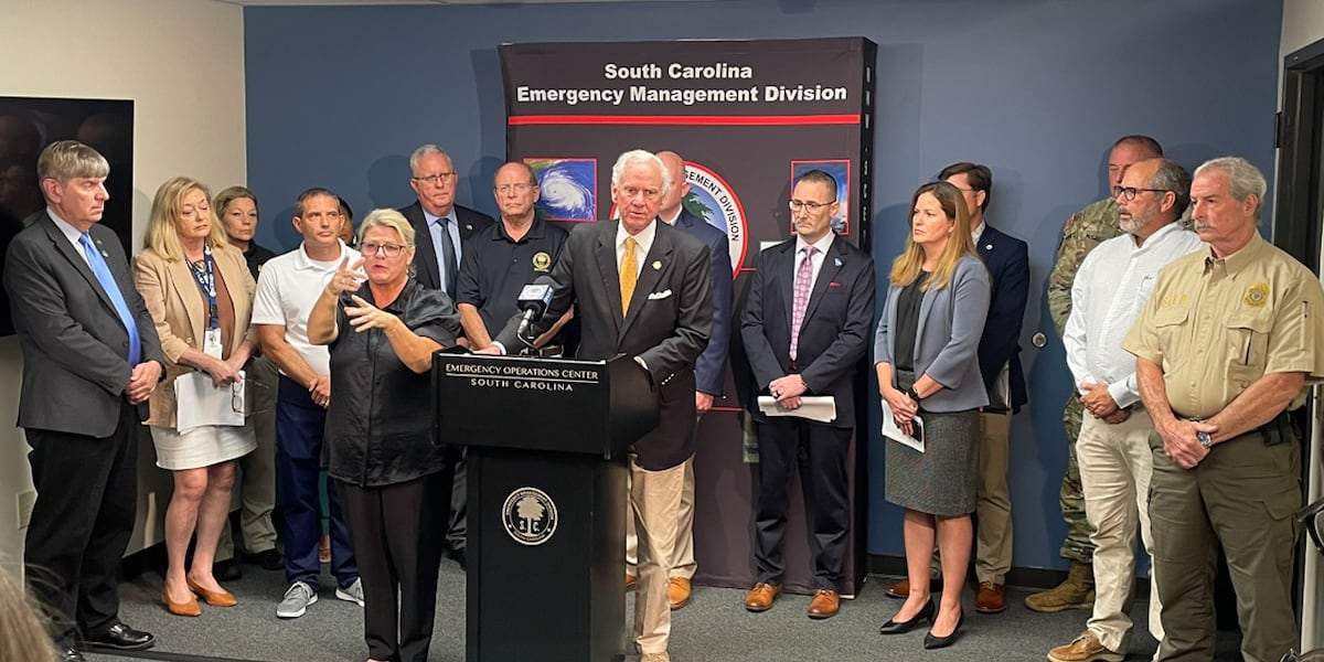 McMaster, state officials give update on Tropical Storm Debby preparations