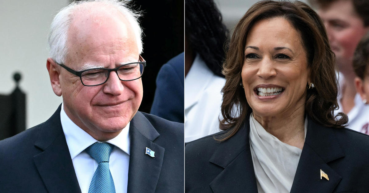 Kamala Harris picks Minnesota Governor Tim Walz as her VP running mate