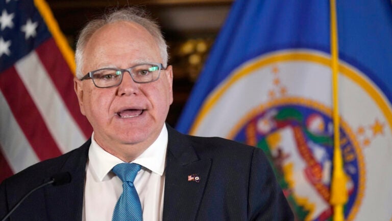 Harris selects Minnesota Gov. Tim Walz as running mate