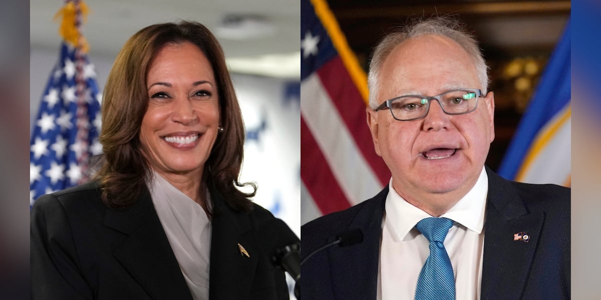 Harris selects Minnesota Gov. Tim Walz as running mate, aiming to add Midwest muscle to ticket