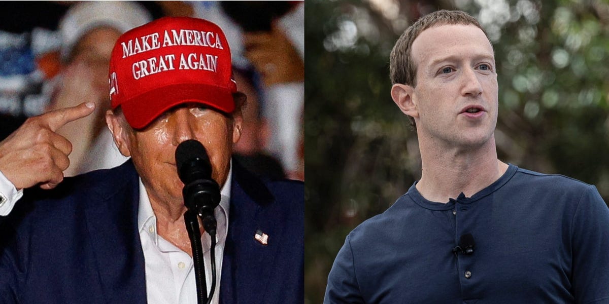 Donald Trump threatens to send Mark Zuckerberg to prison if he is elected