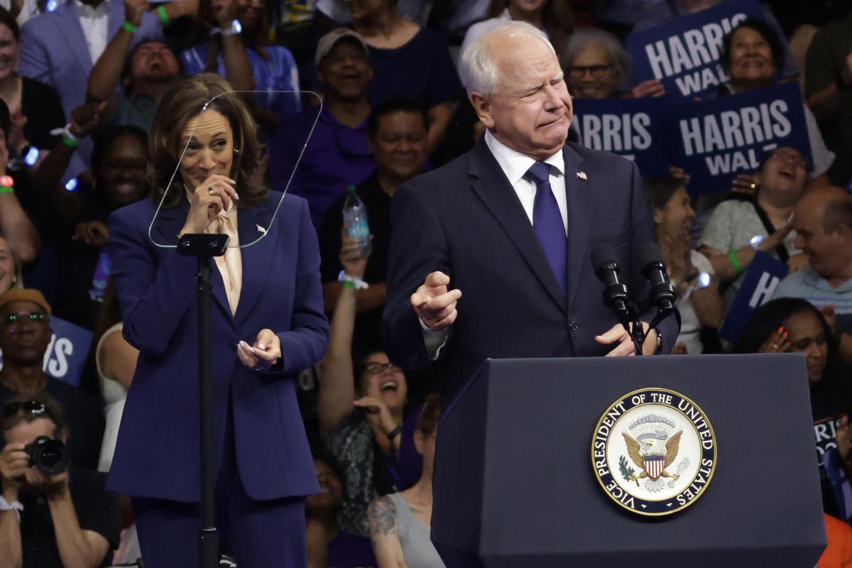 Why Tim Walz Got Booed During First Rally As VP Candidate