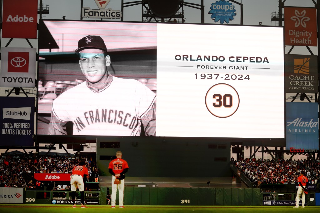 SF Giants announce plans for Orlando Cepeda celebration of life