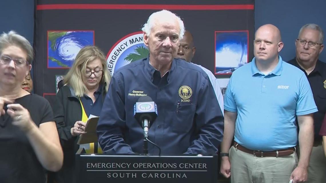 South Carolina emergency update on Tropical Storm Debby: August 7