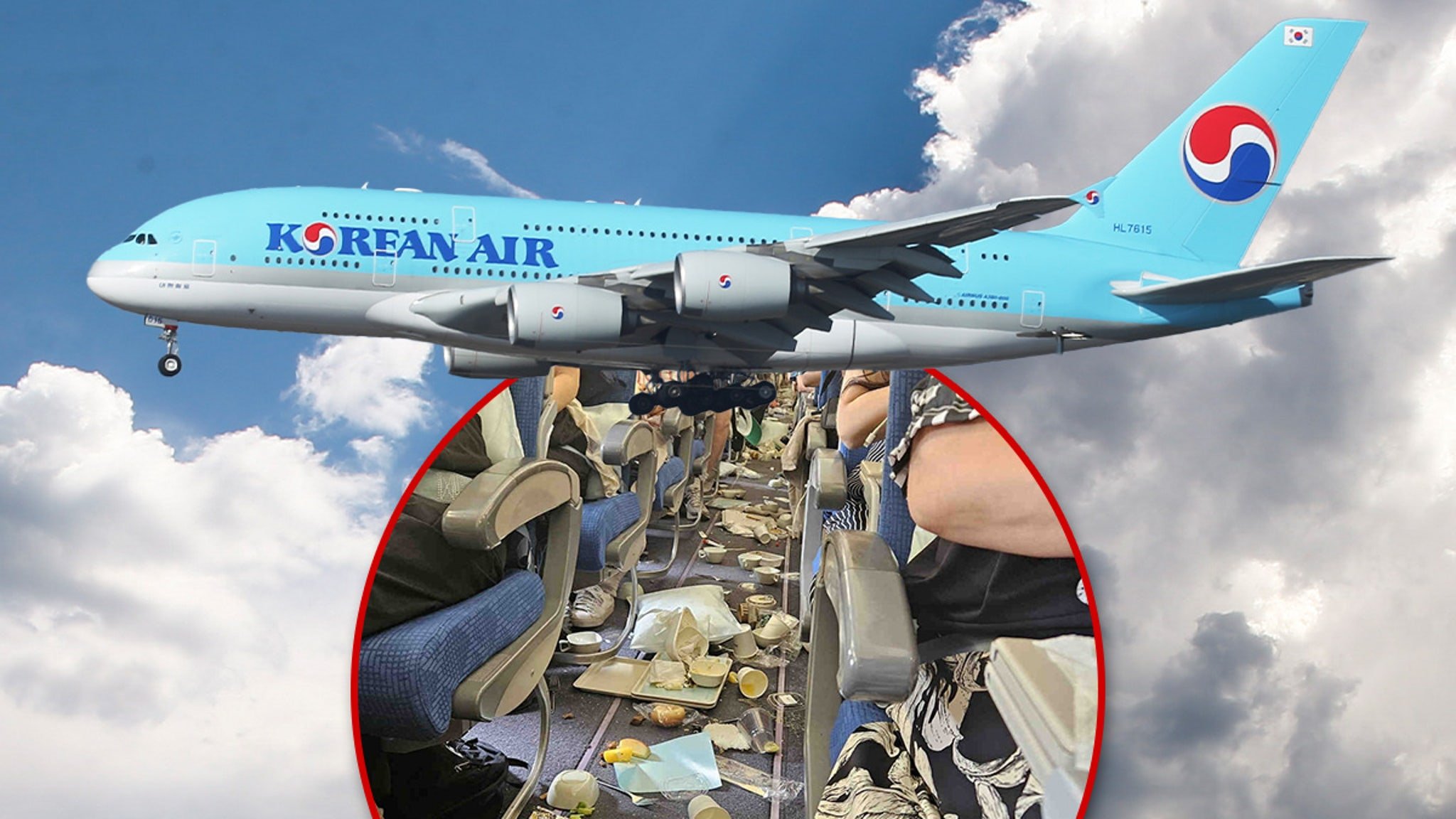 Korean Air Flight Severe Turbulence Injures 14, Creates Huge Mess on Plane