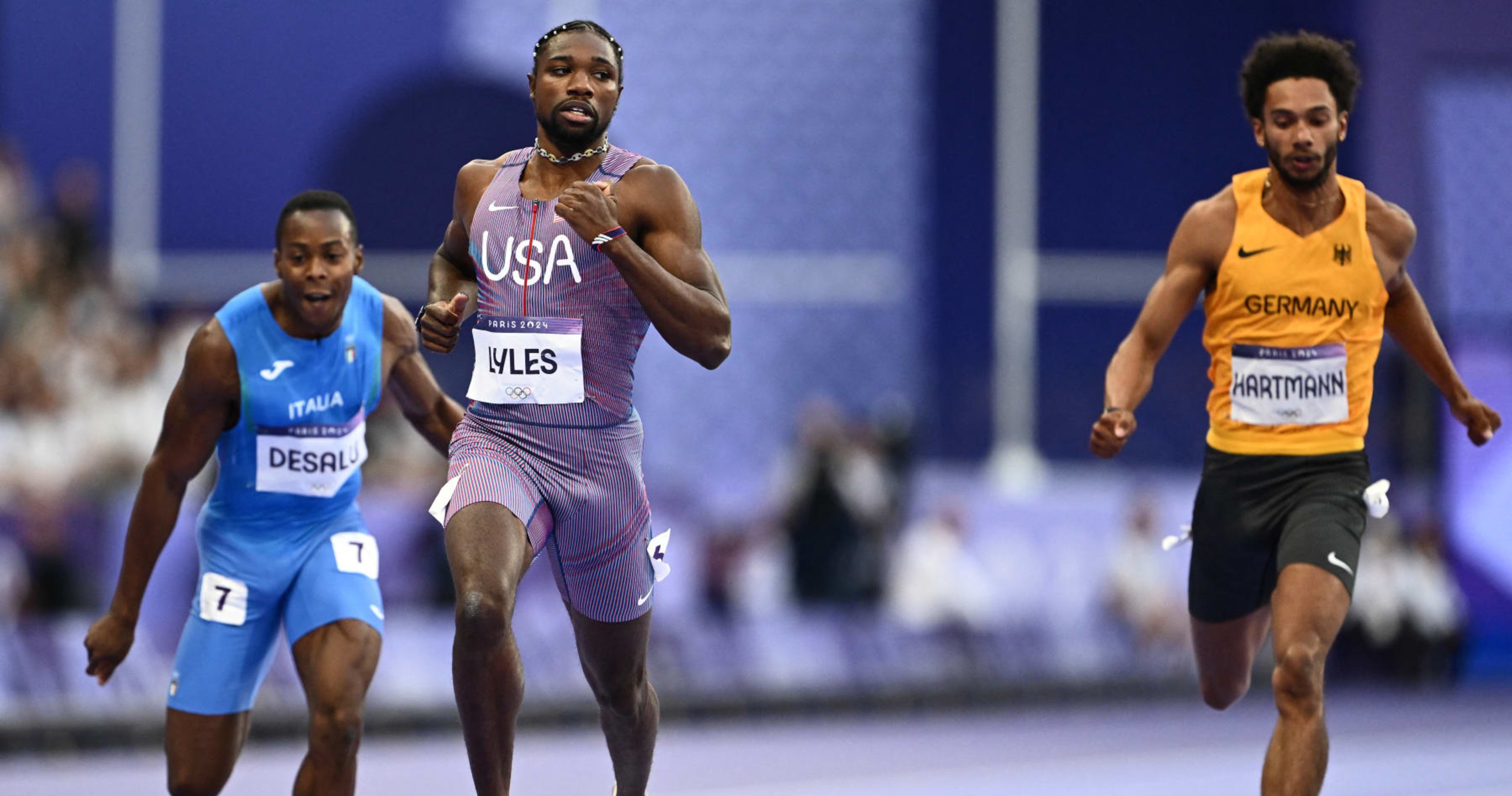 USA's Noah Lyles and Men's Track and Field 200m Qualifying Olympic Results