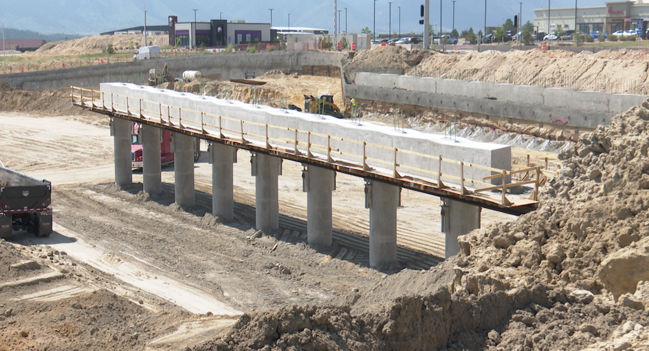 Voyager Parkway bridge project in Colorado Springs won't be finished before opening of nearby Ford Amphitheater