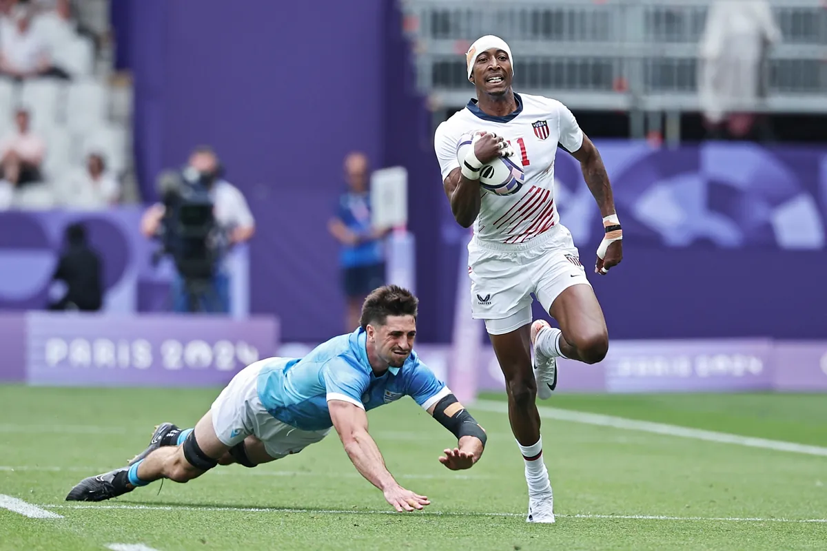 Perry Baker es historia del rugby olímpico