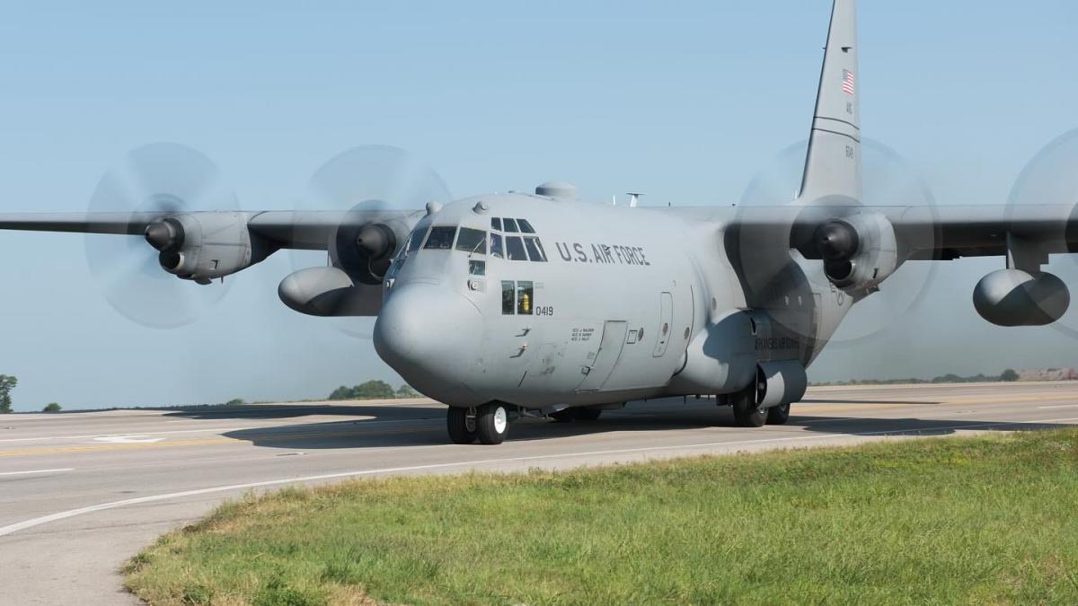 Watch This USAF AC-130J Ghostrider Land on an Arkansas Highway