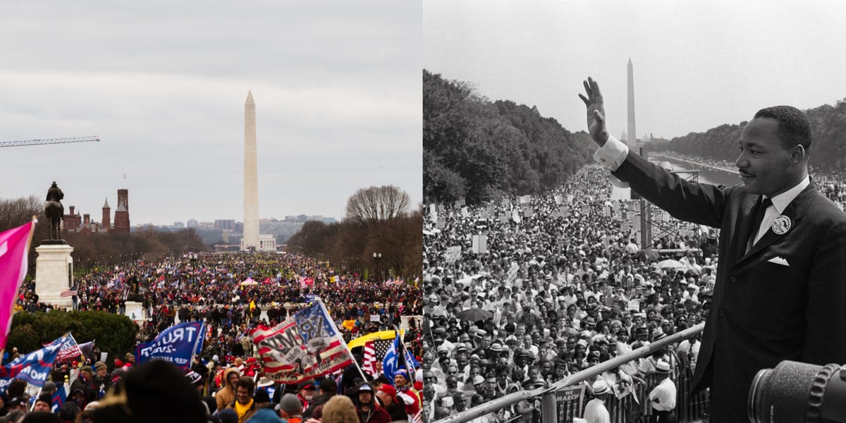 Trump compares January 6 crowd to MLK's 'I Have A Dream' audience: 'We had more people'