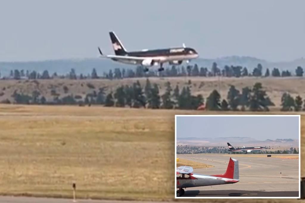 Trump’s plane makes unscheduled landing en route to Montana rally over ‘mechanical issues’