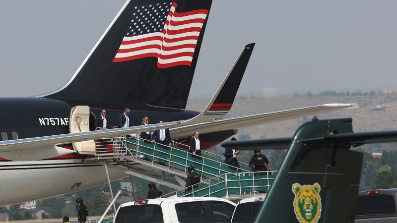 Trump plane heading to Montana diverted but landed safely nearby, airport staff says