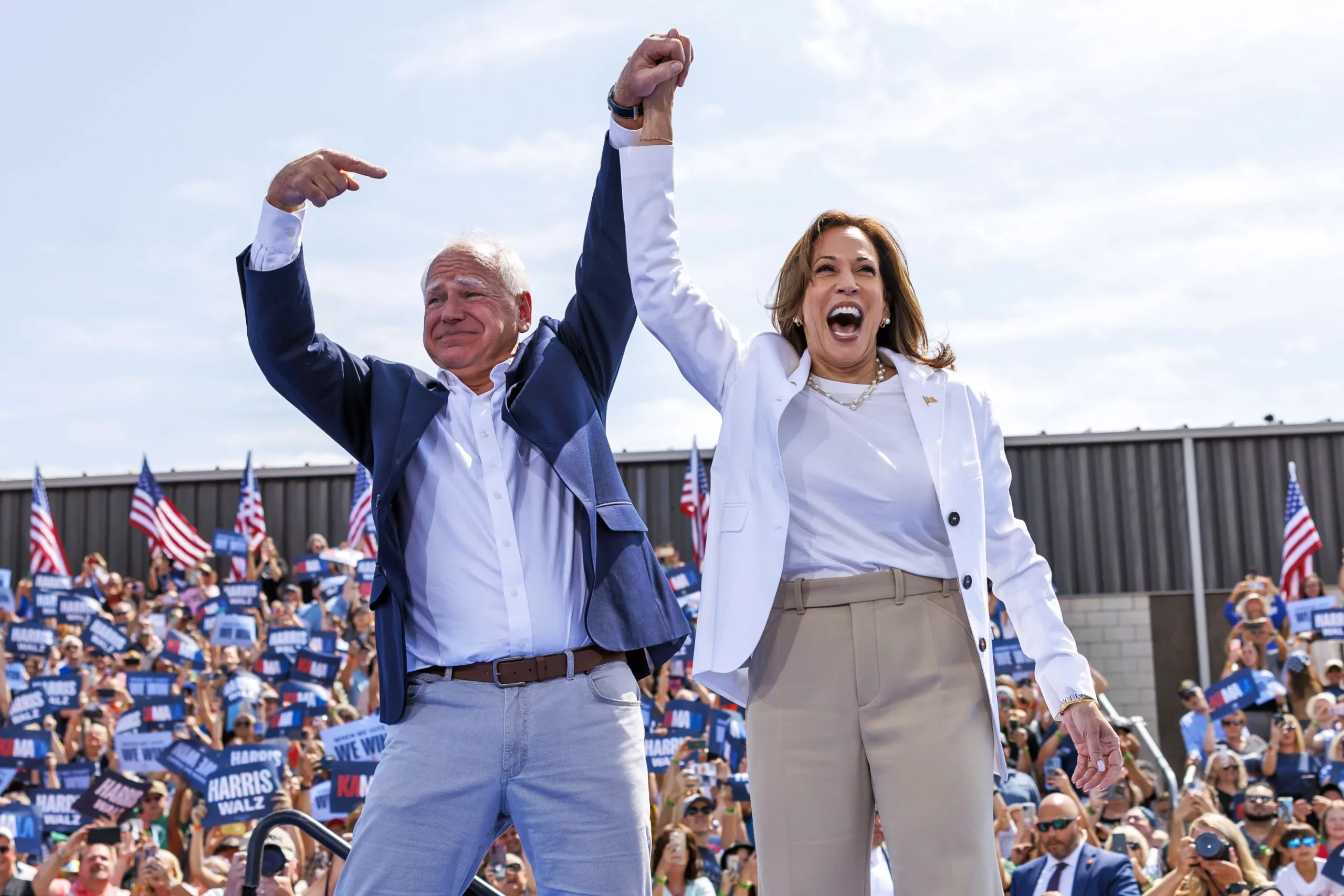 WATCH LIVE: Kamala Harris and Tim Walz hold rally in Arizona