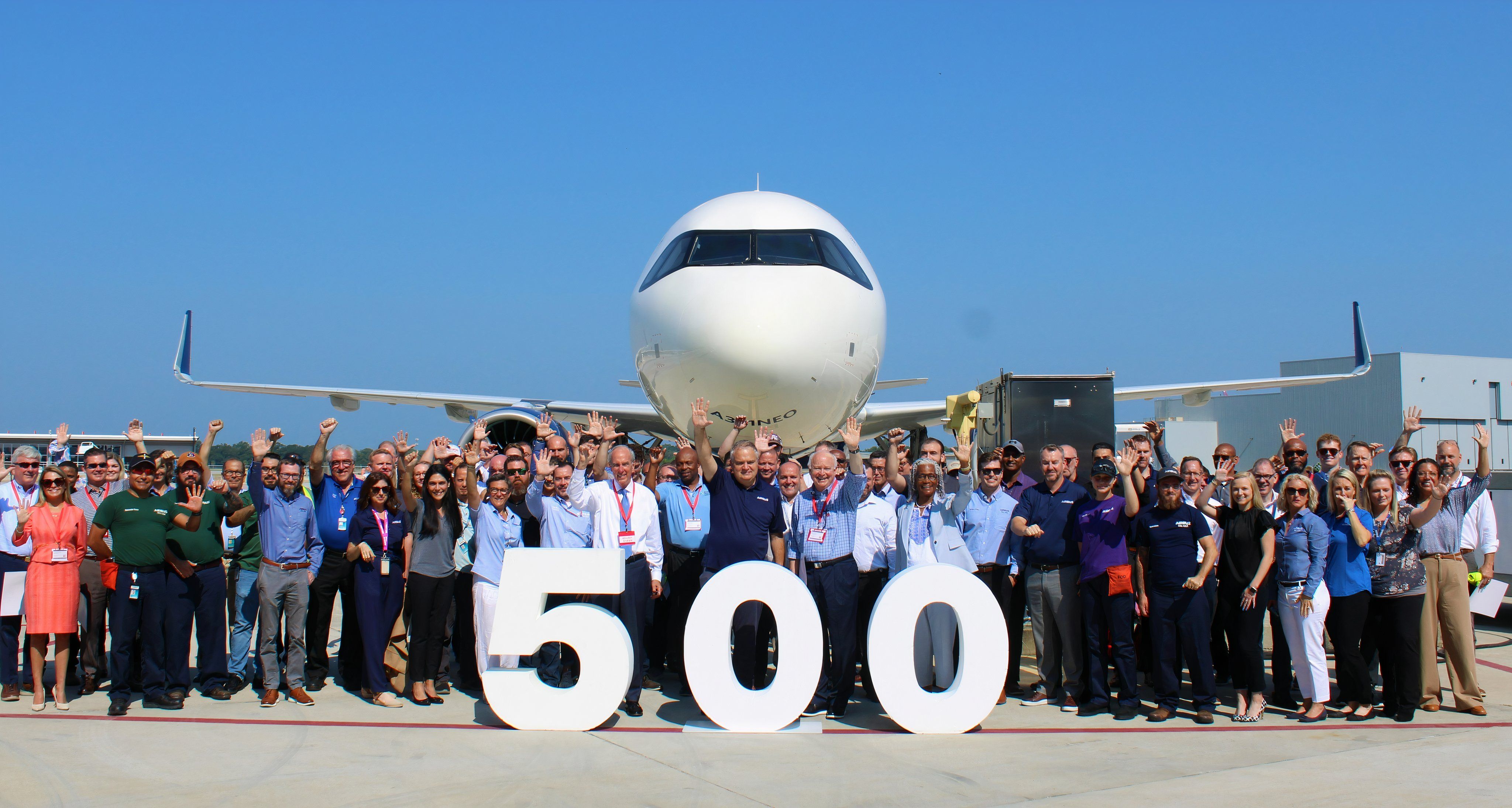 Airbus Delivers 500th Aircraft Assembled At Mobile, Alabama Site