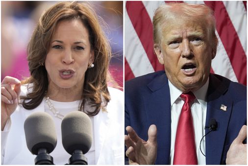 Kamala Harris leads Donald Trump in three key states in new poll