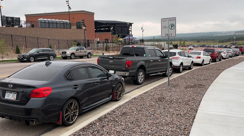 Long traffic lines don't develop as expected for grand opening of new venue in Colorado Springs