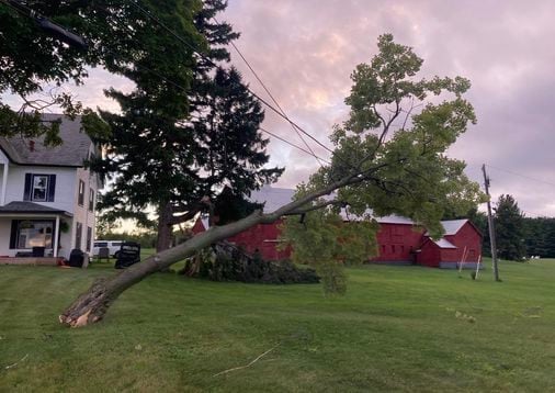 Debby causes delays at Logan, outages in Vermont