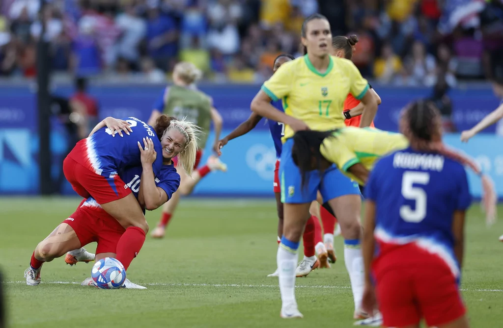 US wins fifth Olympic gold medal in women’s soccer with 1-0 victory over Brazil